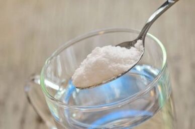 One teaspoon of soda