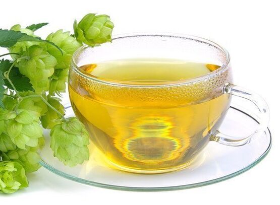 Hop decoction for relaxation after penis enlargement exercise